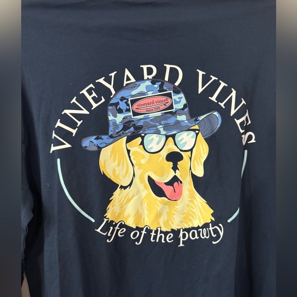 Vineyard Vines Men Small Life of the Pawty LS Shirt NWT - Picture 4 of 9